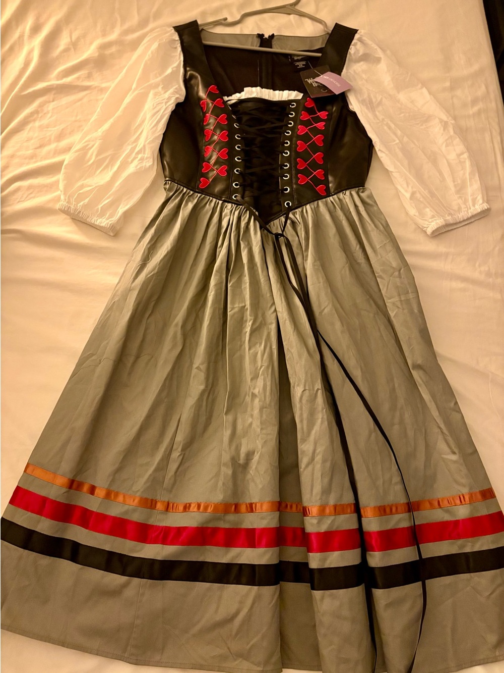 Wuthering Heights corset dirndl village dress movie costume